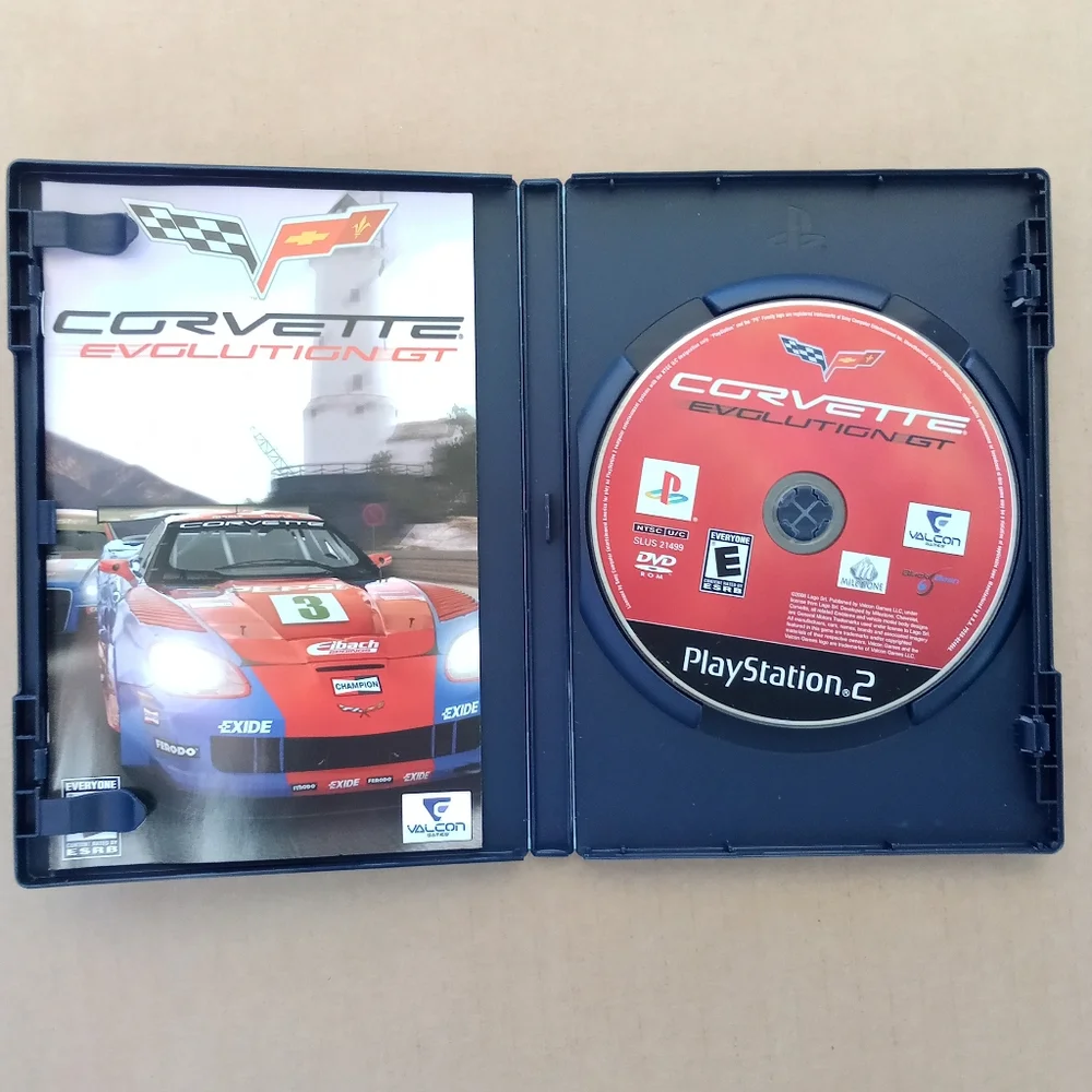 PS2 Corvette Evolution GT for PlayStation 2 Car Racing Video Game